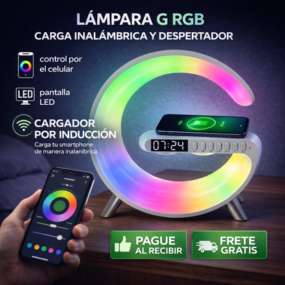La lámpara que carga tu móvil, te despierta y cambia tu ambiente