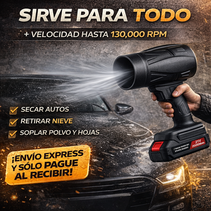 Soplador de aire Turbo+ Bateria + Maletin| hasta 130,000 rpm