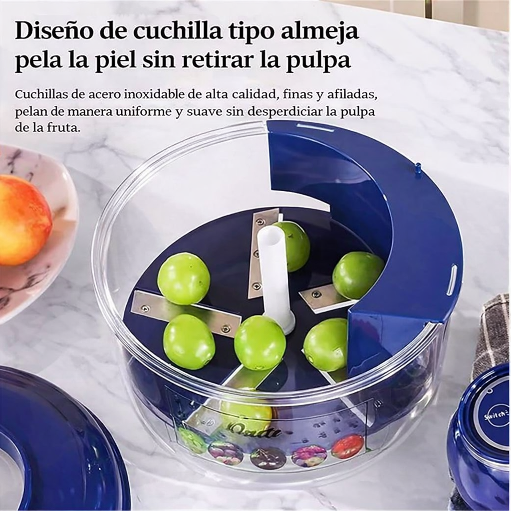 Deja de perder tiempo pelando ajo y frutas manualmente Pela en segundos — sin esfuerzo y con un solo botón